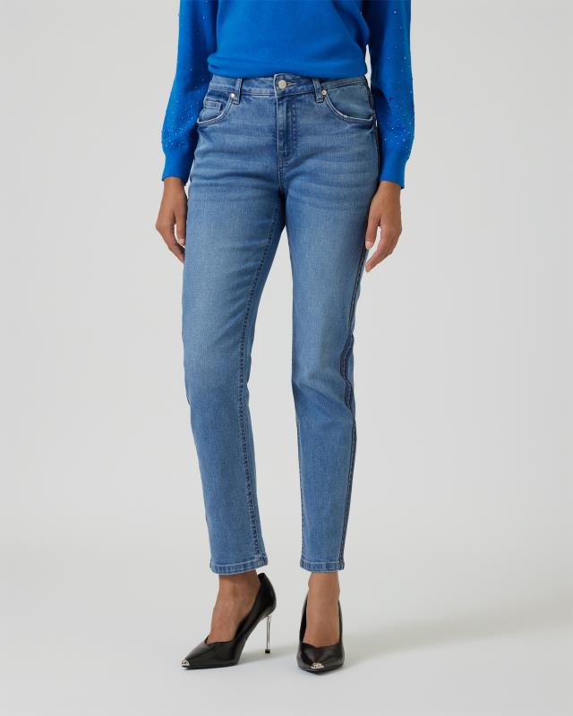 5-Pocket-Jeans mit Seitenstreifen