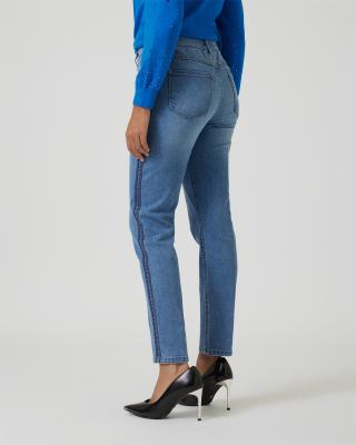 5-Pocket-Jeans mit Seitenstreifen