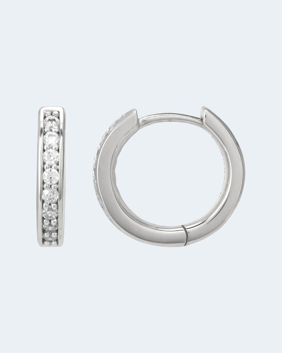 Produktabbildung für Creolen mit Zirkonia