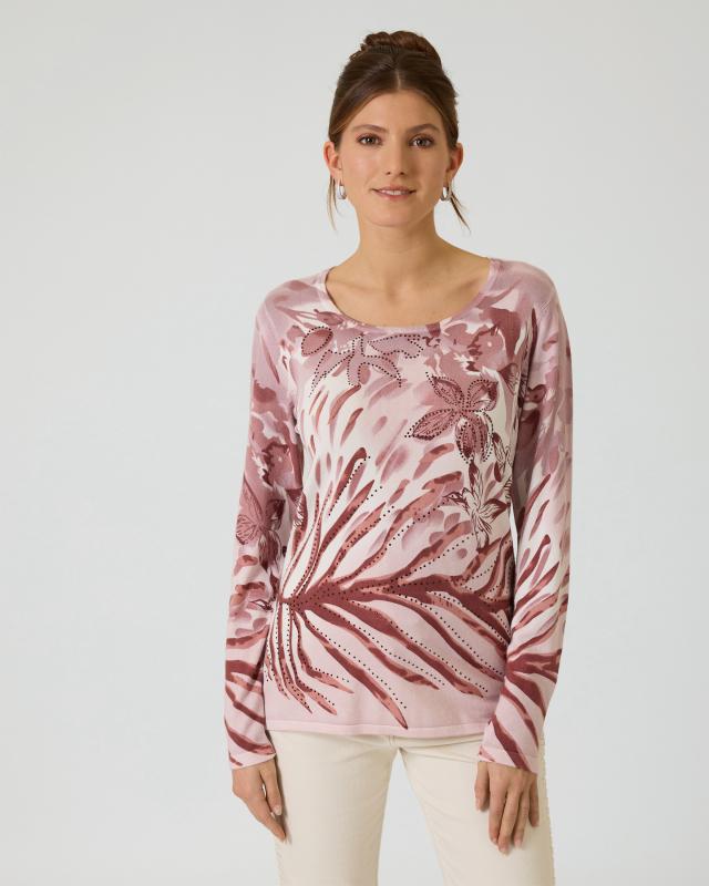 Pullover im All-over-Print