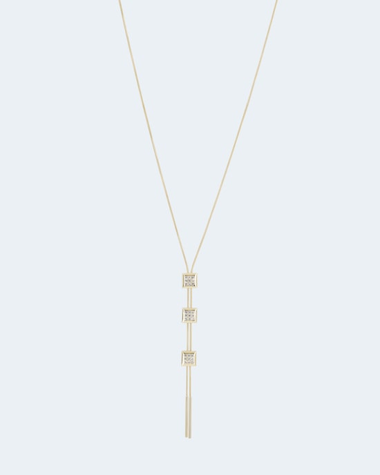 Produktabbildung für Y-Collier mit Zirkonia