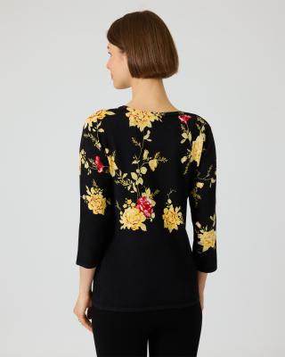 Pullover mit Blumendruck