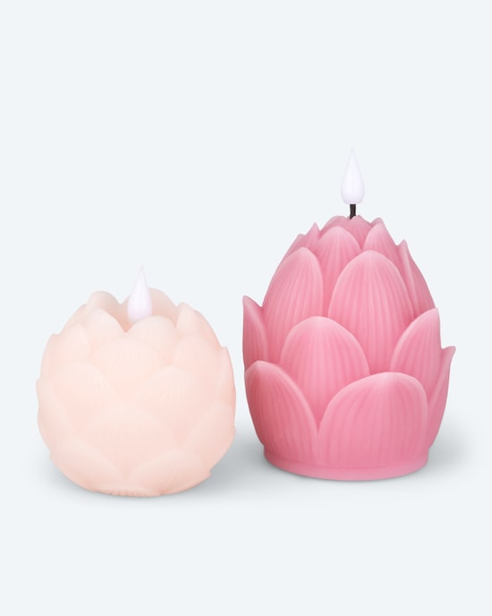 Produktabbildung für LED-Kerzen "Lotus", 2tlg.