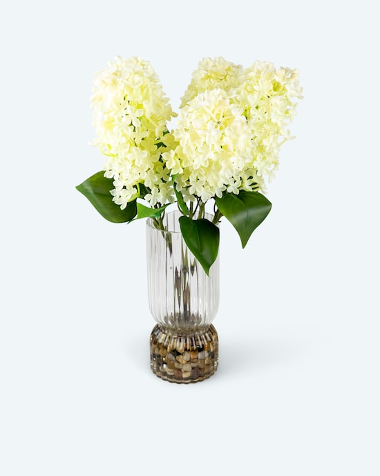 Produktabbildung für Kunst-Flieder & Vase