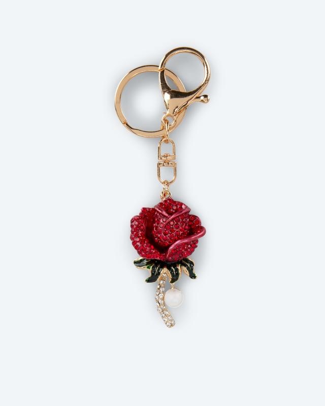 Schlüsselanhänger Rose