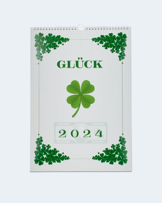 Banknotenkalender "Glück 2024"