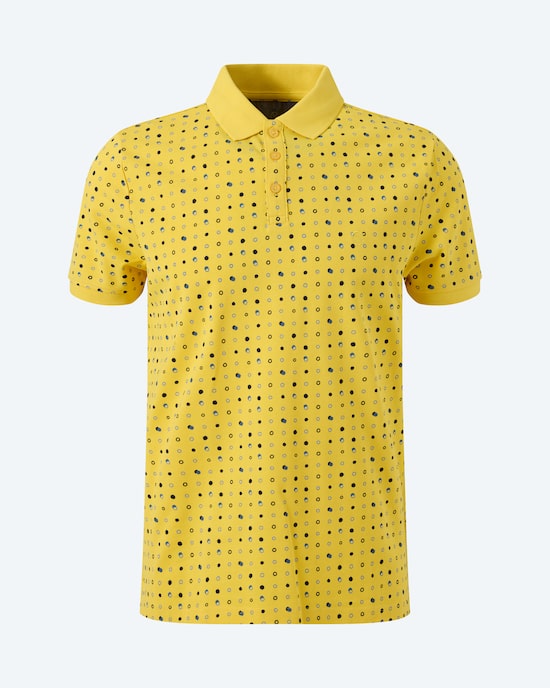 Produktabbildung für Poloshirt mit Grafikdruck