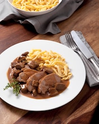 Produktabbildung für Schweinefilet in Steinpilzsoße