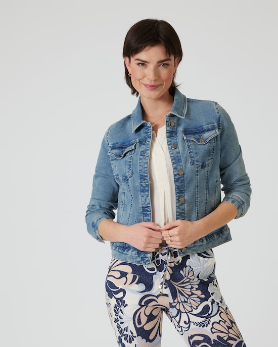 Produktabbildung für Jeansjacke in Kurzform