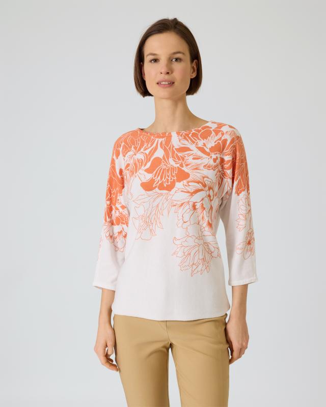 Pullover mit Blüten-Print