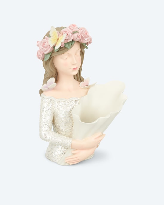 Produktabbildung für Mädchen mit Blumenvase