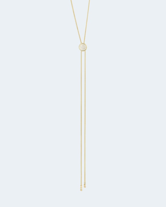 Produktabbildung für Y-Collier mit Zirkonia