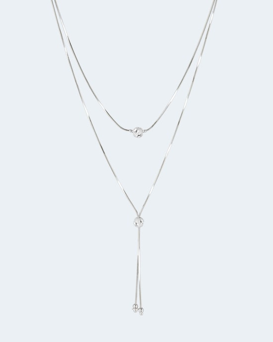 Produktabbildung für Y-Collier mit Slider-Kugel
