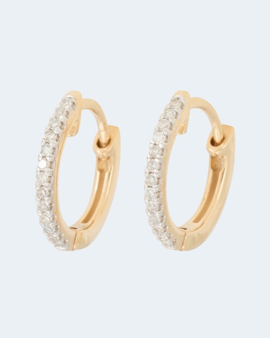 Produktabbildung für Diamant-Creolen 0,10 ct
