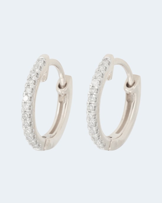 Produktabbildung für Diamant-Creolen 0,10 ct