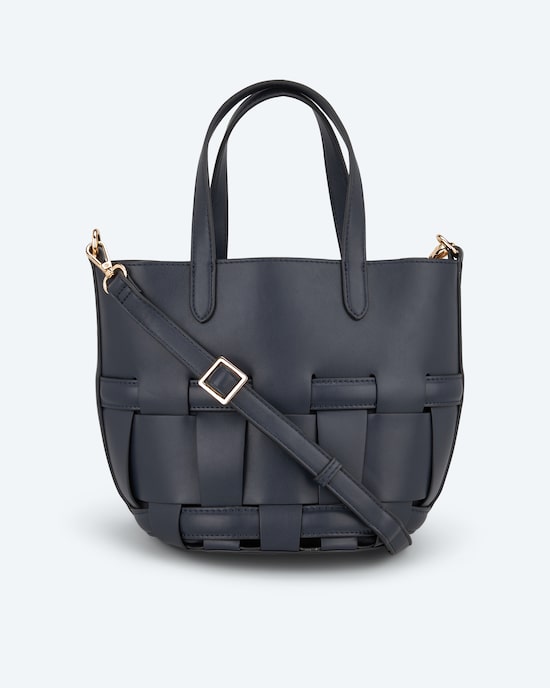 Produktabbildung für Kurzgrifftasche im Flechtdesign