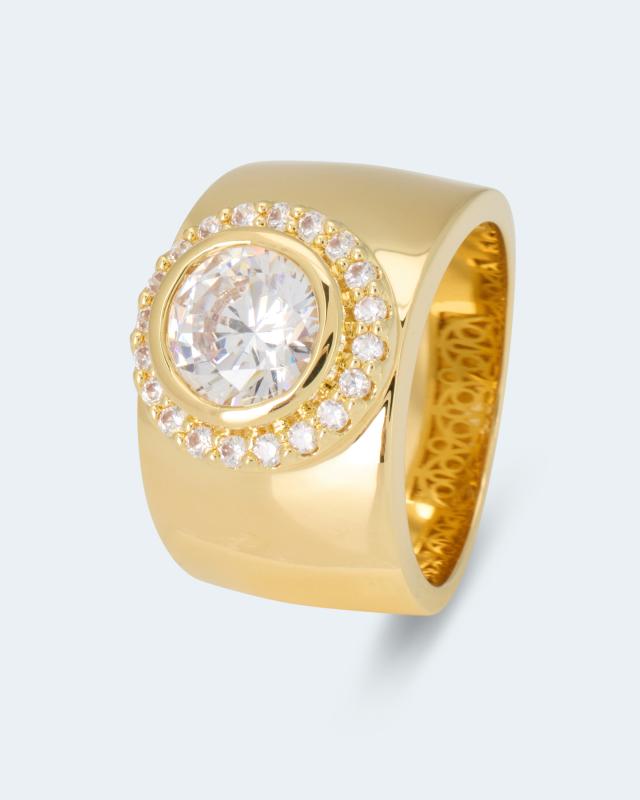 Ring mit Zirkonia