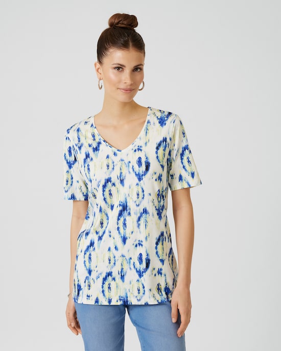 Produktabbildung für Midi-Shirt im Batik-Look