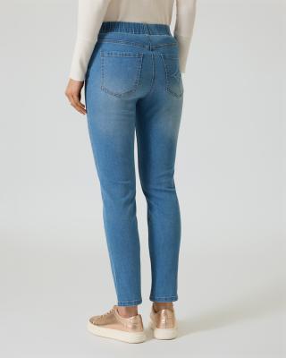Jeans mit Jerseybund