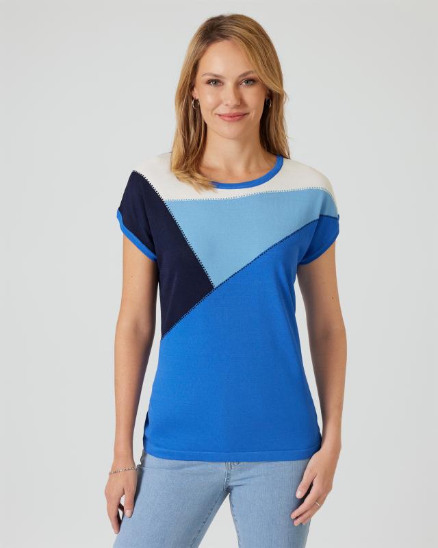 Pullover im Color-Blocking-Design