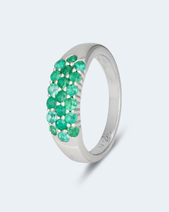 Produktabbildung für Ring mit Sambia Smaragd