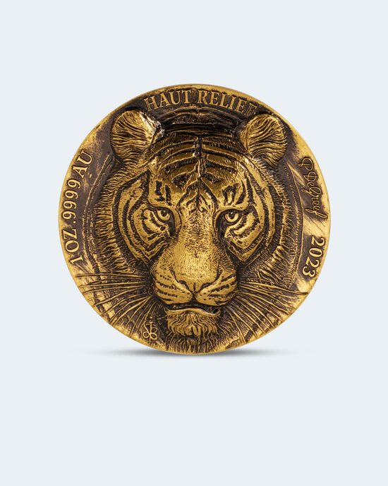 Produktabbildung für 1 Unze Gold De Greef Tiger 2023