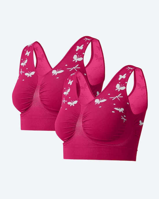 Produktabbildung für Bustier "Schmetterlingsflug", 2tlg.
