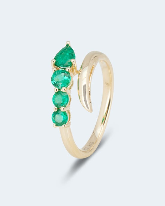 Produktabbildung für Ring mit Smaragd
