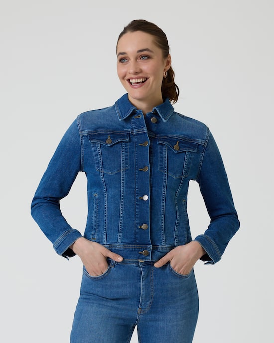 Produktabbildung für Basic Jeansjacke