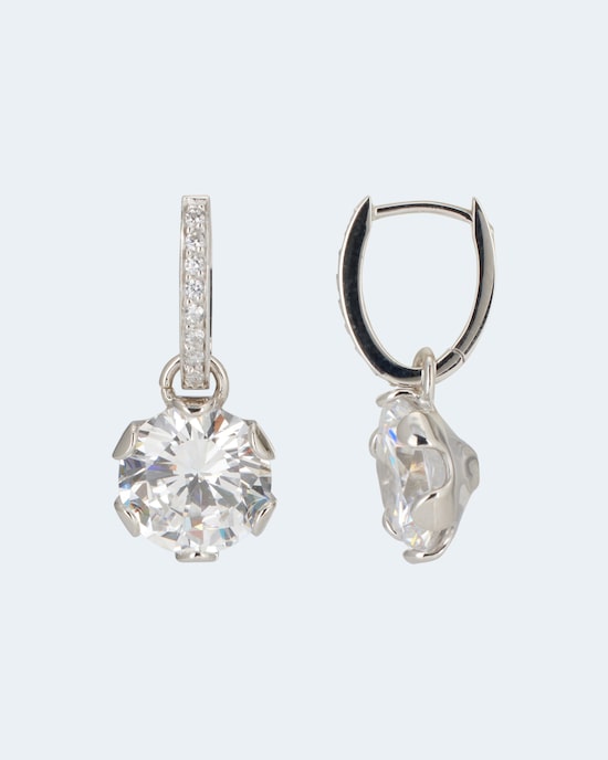 Produktabbildung für Creolen mit Zirkonia