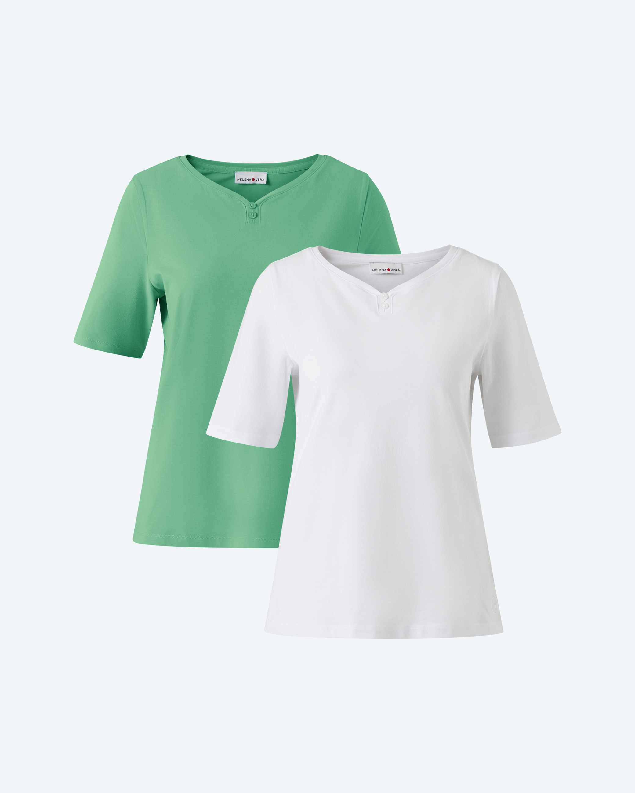 Produktabbildung für Basic-Shirt, 2tlg.