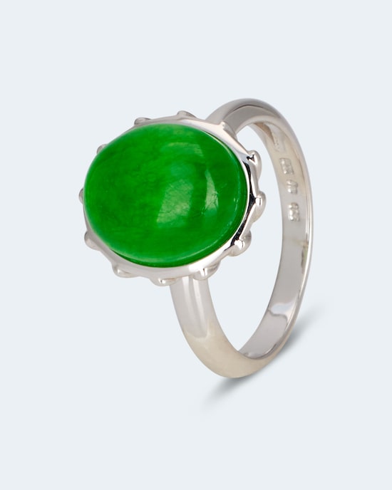Produktabbildung für Ring mit Imperial Jade