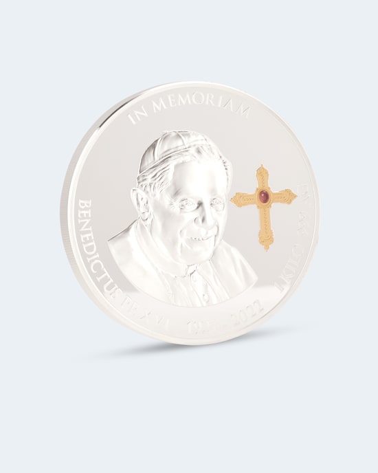 Produktabbildung für Silberkilo Papst Benedikt XVI.