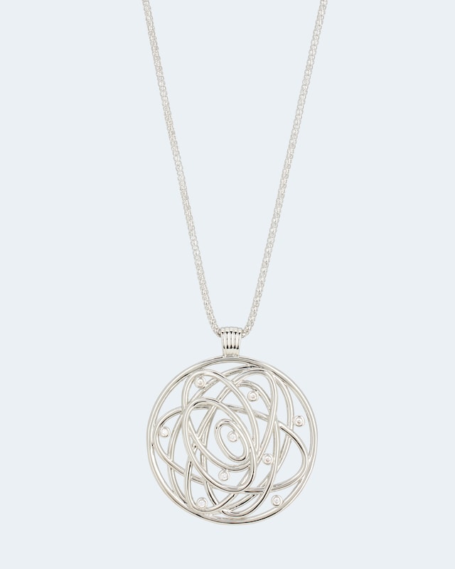 Kette mit Anhänger mit Zirkonia