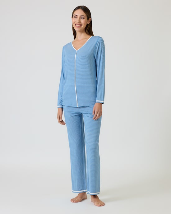 Produktabbildung für Pyjama mit Streifen