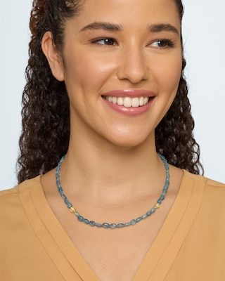 Produktabbildung 2 für Collier aus Aquamarin
