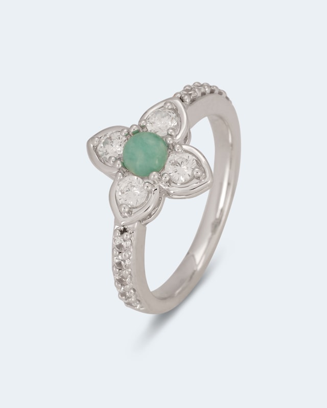 Ring mit Amazonit