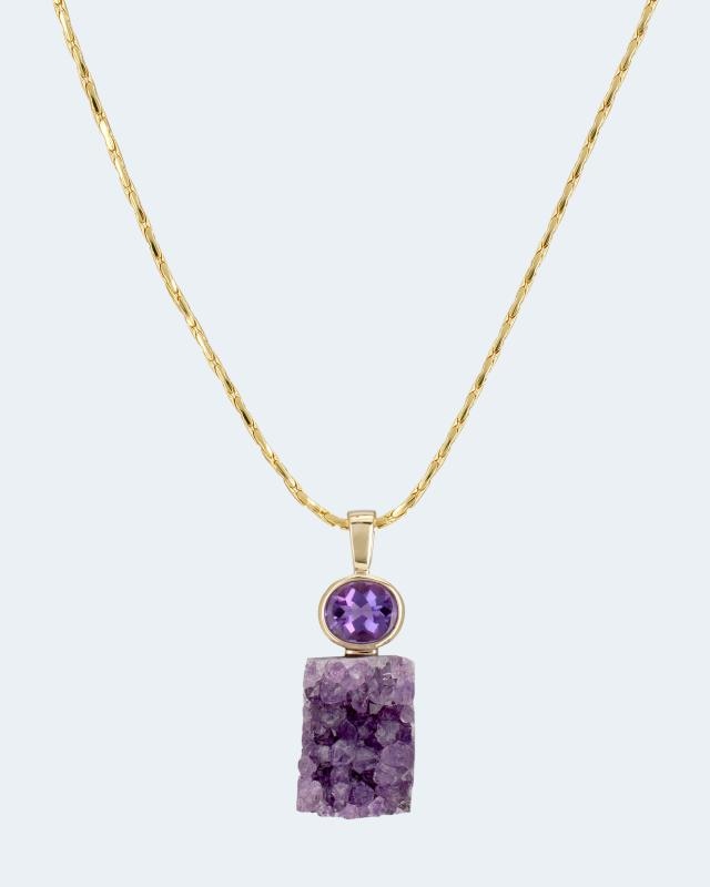 Sogni d'oro Classic Clipanhänger mit Amethyst - online
