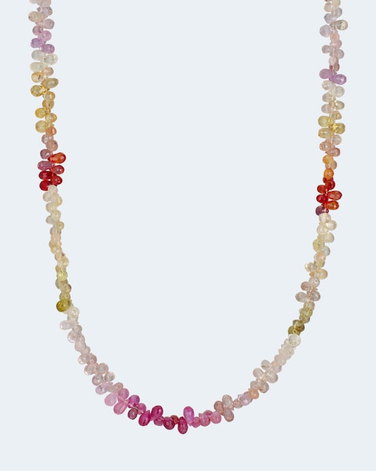 Produktabbildung für Collier mit Saphir im Multicolor-Design