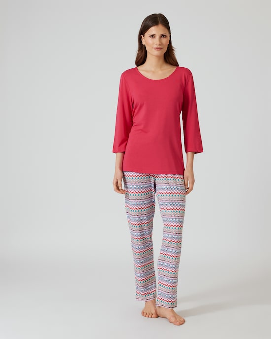 Produktabbildung für Pyjama mit bedruckter Hose