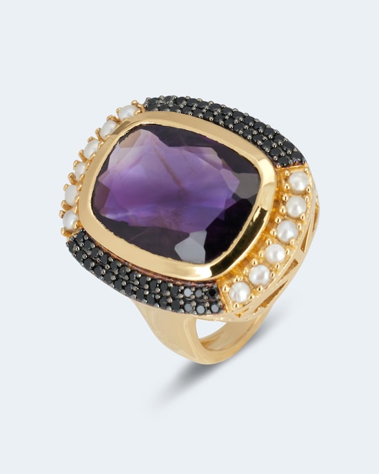 Produktabbildung für Ring mit Amethyst