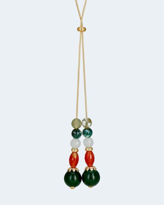Produktabbildung für Y-Collier mit bunten Beads