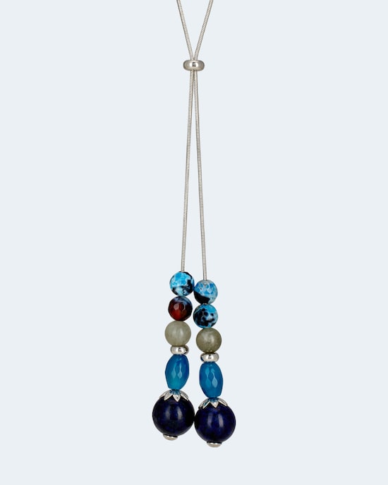 Produktabbildung für Y-Collier mit bunten Beads