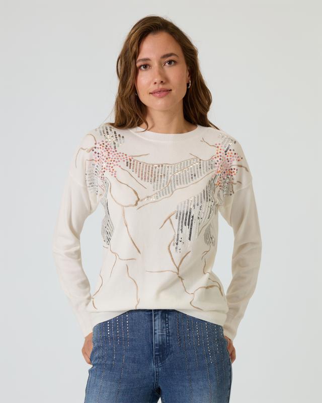 Pullover mit Pailletten