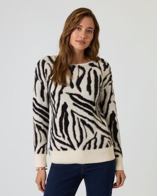 Pullover im Tiger-Design