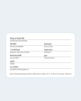 Produktabbildung 4 für Brillantring 0,50 ct
