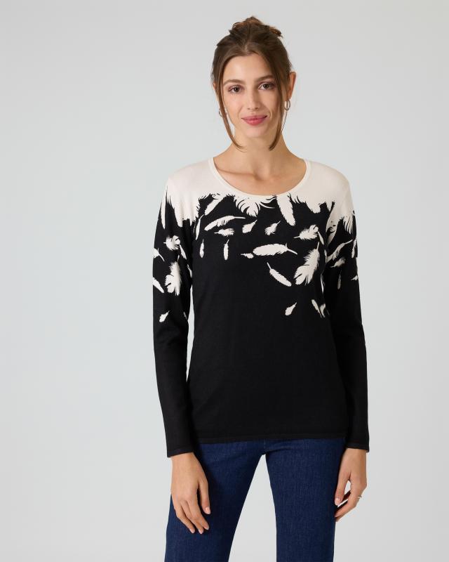 Pullover "Federn"