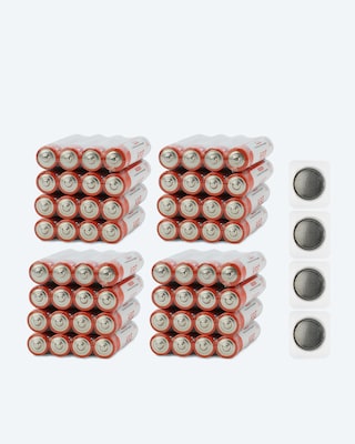 Produktabbildung 1 für Batterienset: 64x AAA + 4x CR2025