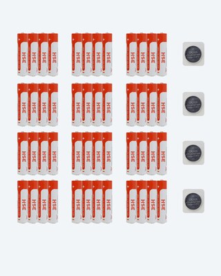 Produktabbildung 2 für Batterienset: 64x AAA + 4x CR2025