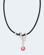 Produktabbildung für Leder-Collier mit MK-Perle 14 mm